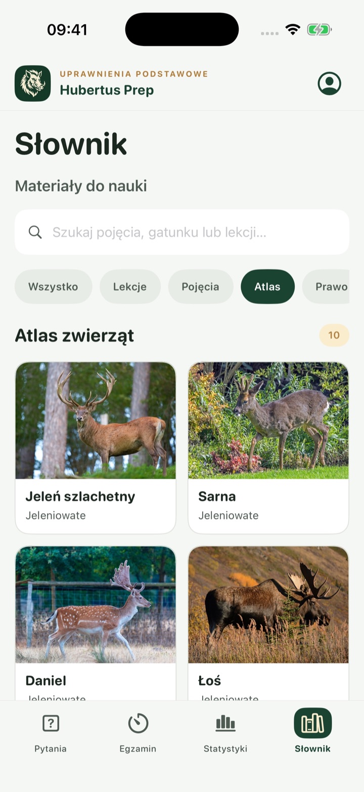 Atlas gatunków ze zdjęciami i informacjami o zwierzętach